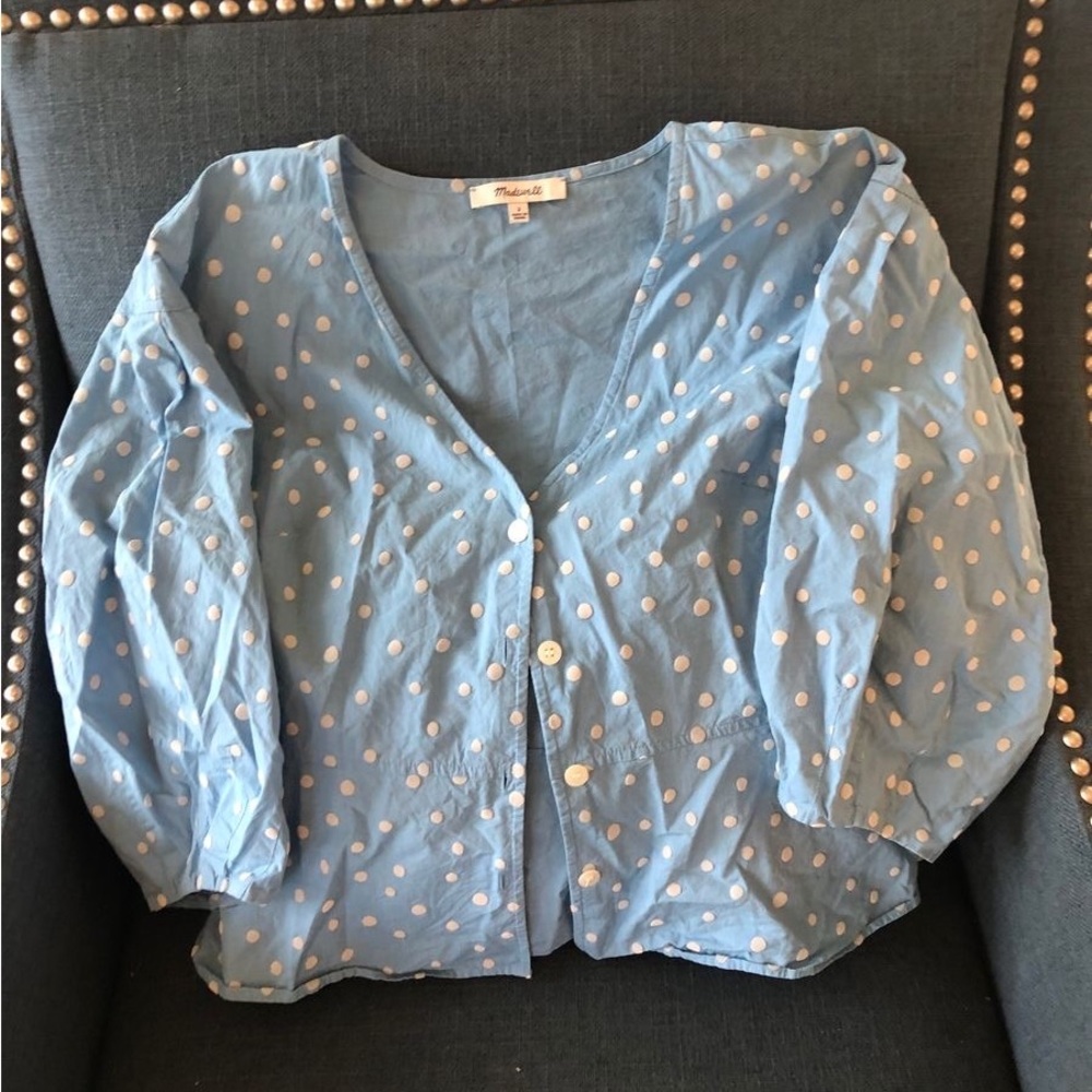 Madewell Polka Dot Blouse